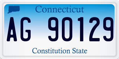 CT license plate AG90129