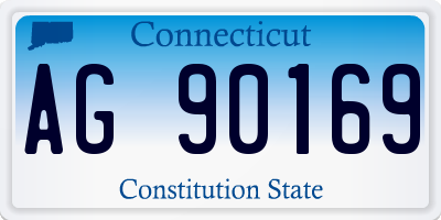 CT license plate AG90169