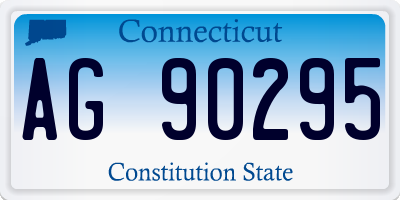 CT license plate AG90295