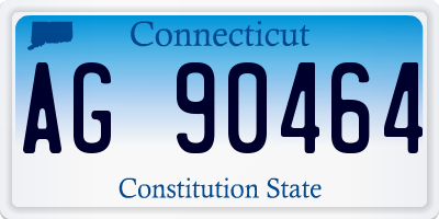 CT license plate AG90464