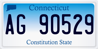 CT license plate AG90529