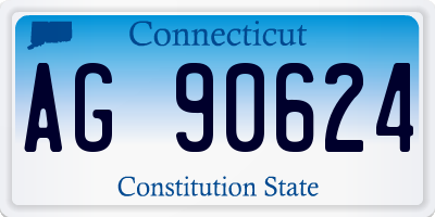 CT license plate AG90624
