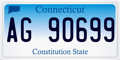 CT license plate AG90699