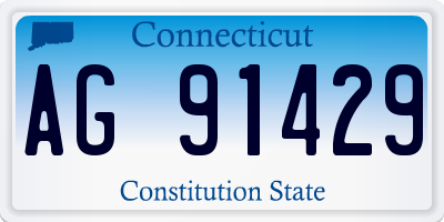 CT license plate AG91429
