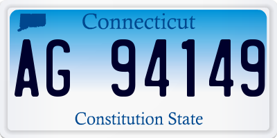 CT license plate AG94149