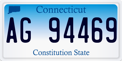 CT license plate AG94469