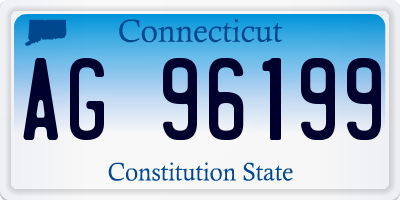 CT license plate AG96199