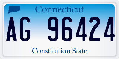 CT license plate AG96424
