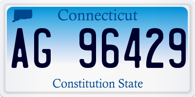 CT license plate AG96429