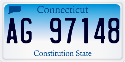 CT license plate AG97148
