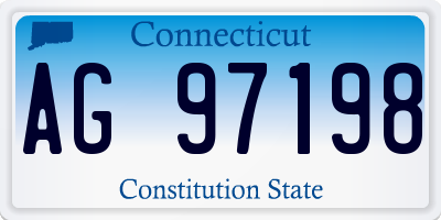 CT license plate AG97198