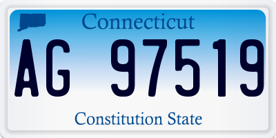 CT license plate AG97519