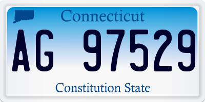 CT license plate AG97529