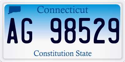 CT license plate AG98529