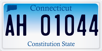 CT license plate AH01044