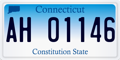 CT license plate AH01146