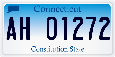 CT license plate AH01272