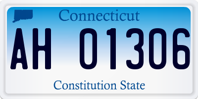 CT license plate AH01306