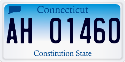 CT license plate AH01460