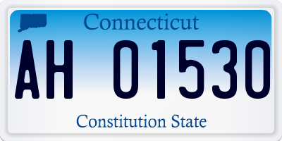 CT license plate AH01530