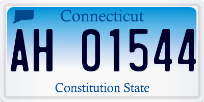 CT license plate AH01544