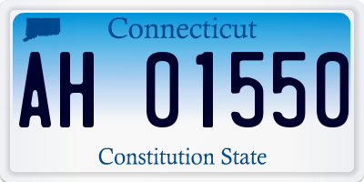 CT license plate AH01550