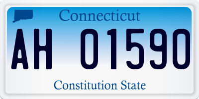 CT license plate AH01590