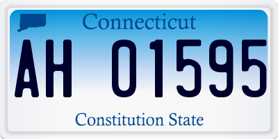 CT license plate AH01595