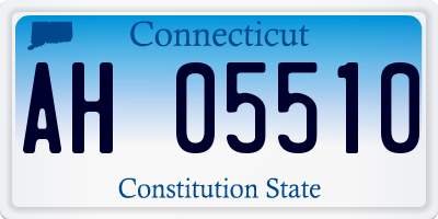 CT license plate AH05510