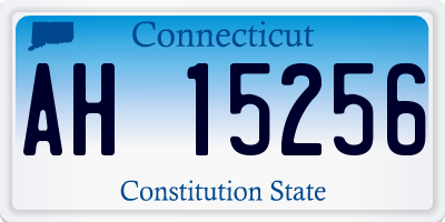 CT license plate AH15256
