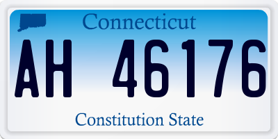 CT license plate AH46176