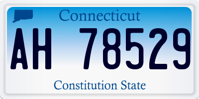 CT license plate AH78529