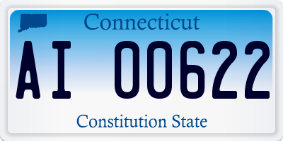 CT license plate AI00622