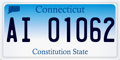 CT license plate AI01062