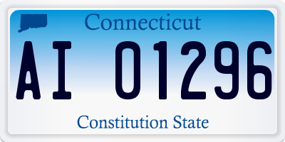 CT license plate AI01296