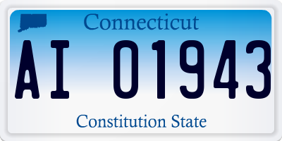 CT license plate AI01943