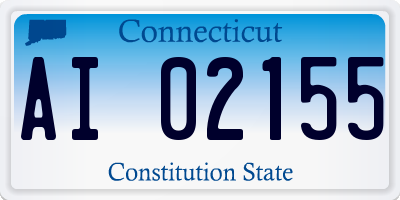 CT license plate AI02155