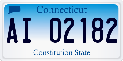 CT license plate AI02182