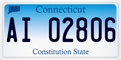 CT license plate AI02806