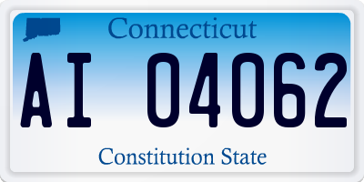 CT license plate AI04062