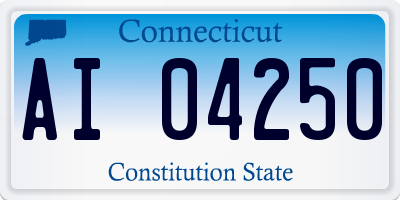 CT license plate AI04250