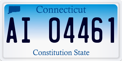CT license plate AI04461