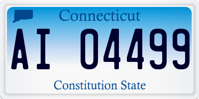 CT license plate AI04499