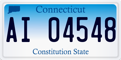 CT license plate AI04548