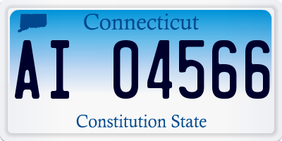 CT license plate AI04566