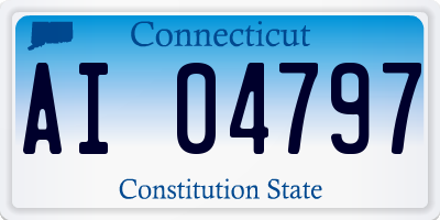 CT license plate AI04797
