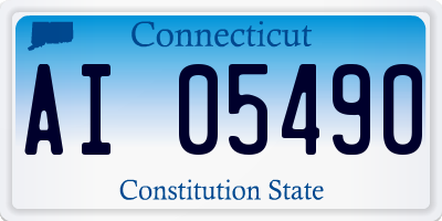 CT license plate AI05490