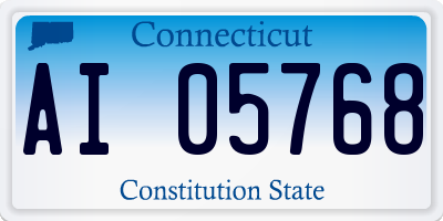 CT license plate AI05768