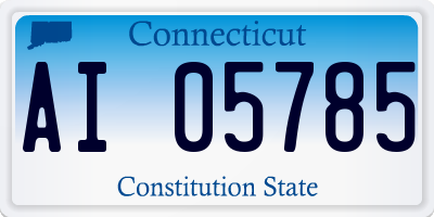 CT license plate AI05785