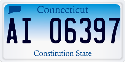 CT license plate AI06397